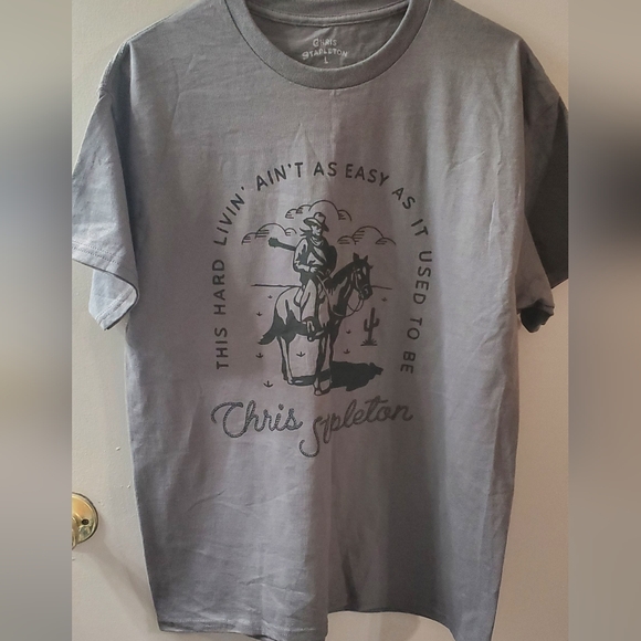 Chris Stapleton Other - Chris Stapleton Charcoal Graphic Men's T-Shirt.  Sz L